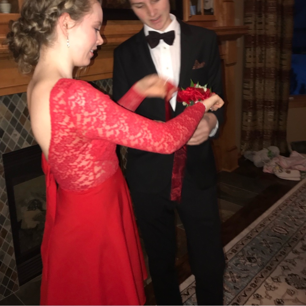 Red dress